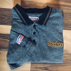 Vintage NFL Pro Line Starter Steelers Polo